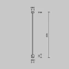 Крепление потолочное Maytoni Technical Accessories for tracks Flarity TRA159C-IPCL1-B