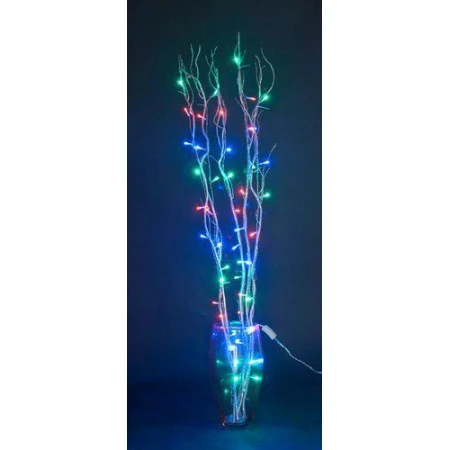 Ветки серебрянные 120см 50 цветных led 230v, ld206b-indoor