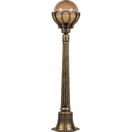 Светильник садово-парковый Feron PL5046 столб 60W E27 230V, черное золото