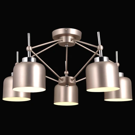 Люстра Natali Kovaltseva LOCO 75119/5C STAIN NICKEL LOCO
