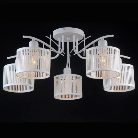 Люстра Natali Kovaltseva AMSTERDAM 81053-5C SATIN WHITE AMSTERDAM