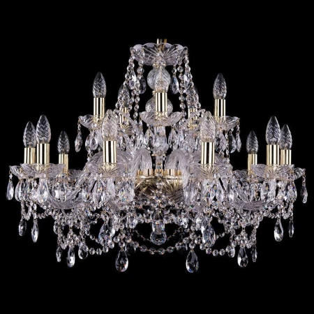 Хрустальная люстра Bohemia Ivele Crystal 1411/10+5/240/G