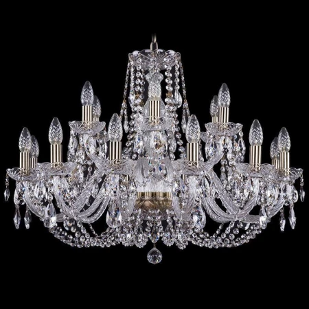 Хрустальная люстра Bohemia Ivele Crystal 1406/12+6/300/Pa