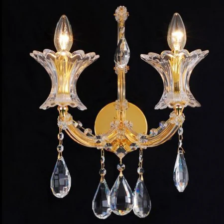 Хрустальное бра Natali Kovaltseva 10650/2W GOLD