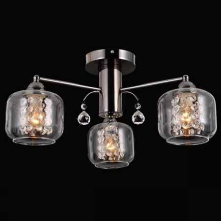 Люстра Natali Kovaltseva LAINA 75091/3C DARK CHROME