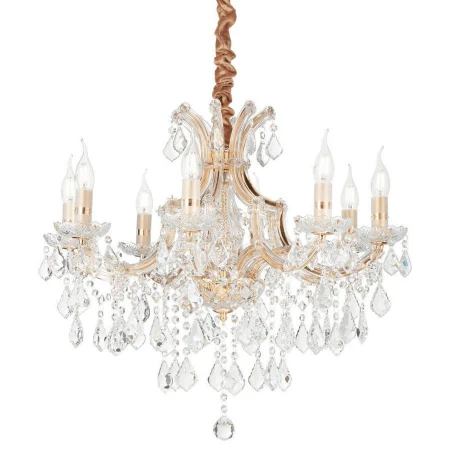 Хрустальная люстра Ideal Lux NAPOLEON SP8 ORO