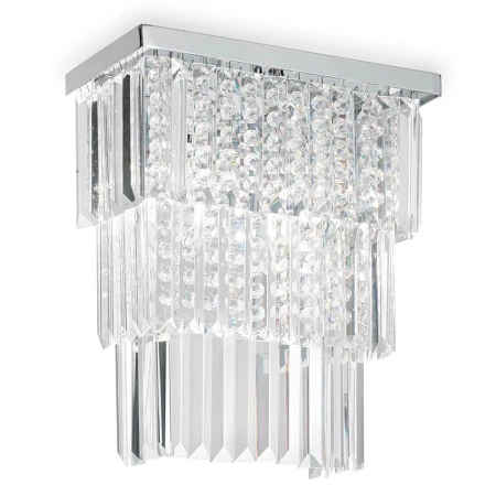 Хрустальное бра Ideal Lux MARTINEZ AP3 CROMO