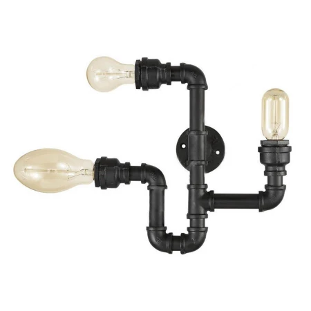 Бра Ideal Lux PLUMBER AP3 NERO