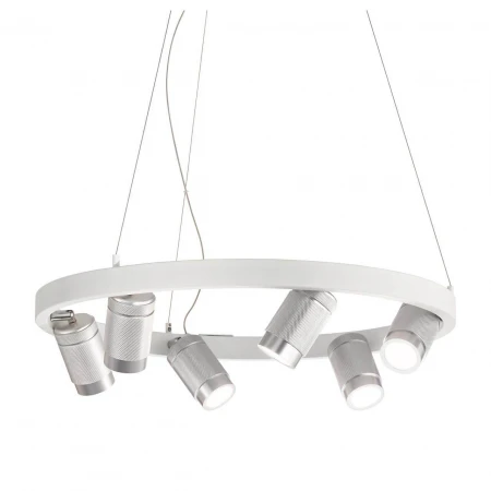 Подвесная светодиодная люстра Ideal Lux Zoom SP Bianco