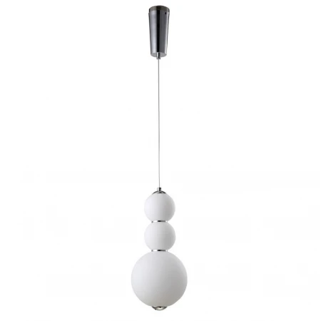 Подвесной светодиодный светильник Crystal Lux Desi SP3 Chrome/White