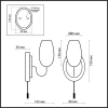 Бра Odeon Light Batto 2147/1W