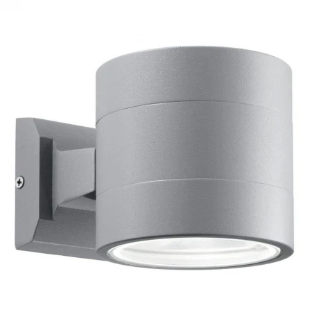 Уличный настенный светильник Ideal Lux Snif Ap1 Round Grigio