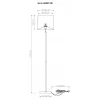 Торшер Arte Lamp Rodos A2589PN-1SS