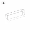 Трековый светодиодный светильник Arlight Mag-Flat-45-L805-24W Warm3000 026958 Трековый светодиодный светильник Arlight Mag-Flat-45-L805-24W Warm3000 026958